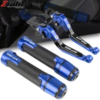 motorcycle accessories brake clutch levers handlebar hand grips ends for yamaha mt 09 fz09 mt09 2014 2015 2016 2017 2018 mt09