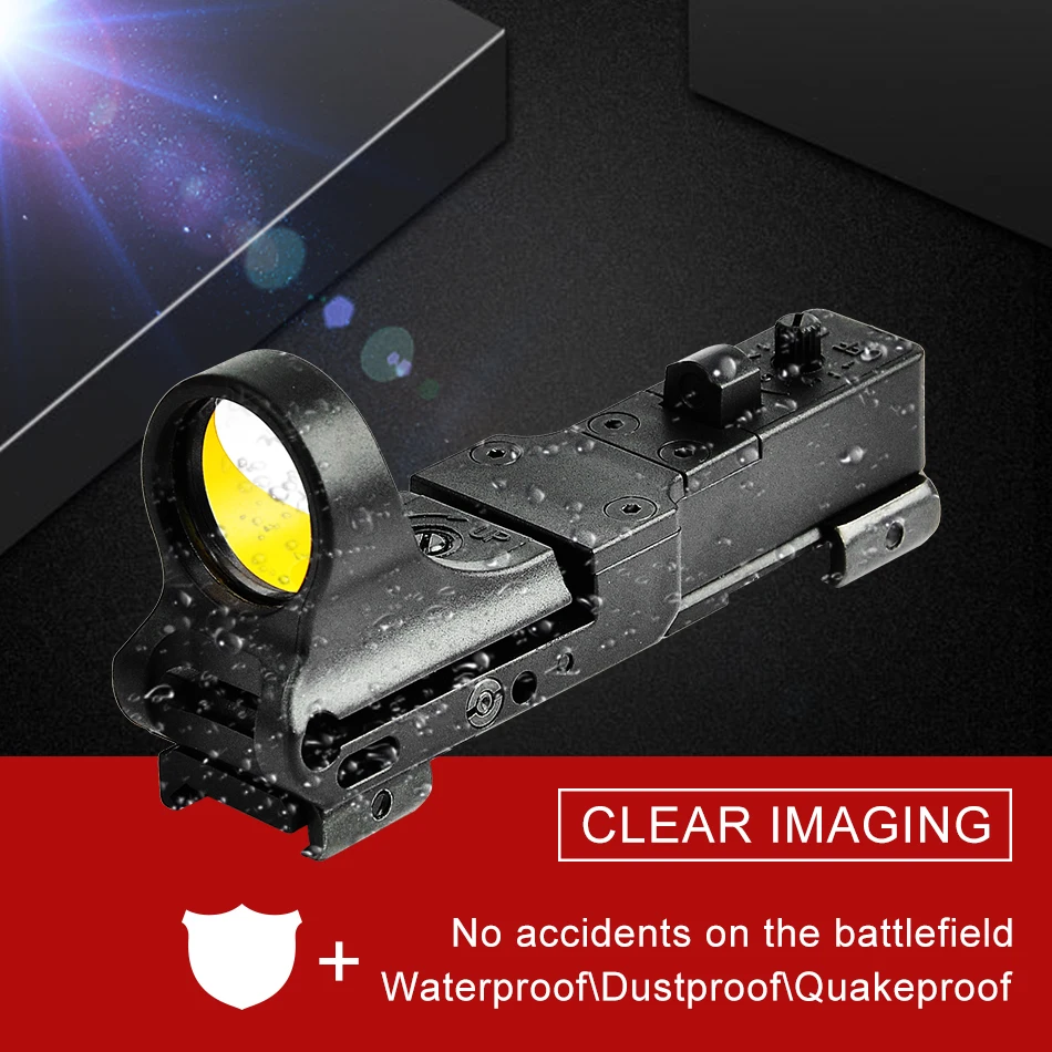 Тактический Красный точечный прицел EX 182 Element SeeMore Railway Reflex Sight C-MORE с красным и зеленым освещением для страйкбола