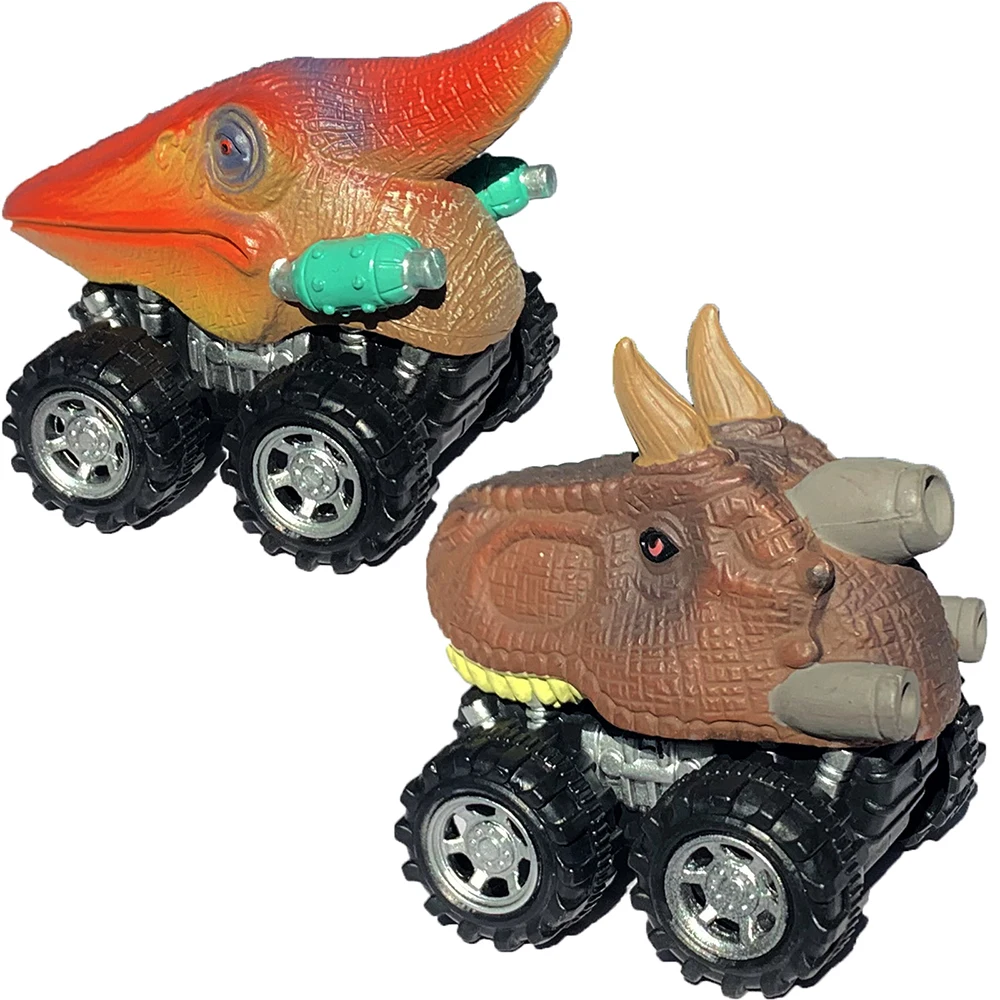 

Jurassic World Dinosaur Toys Pull Back Cars for 3+ Year Old Boys Monster Trucks Kids Gifts Inertia Car Toy Best Christmas Gifts