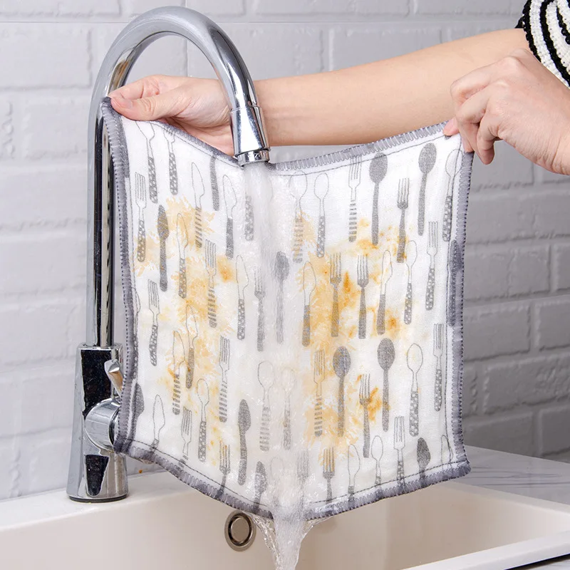 10 шт. хлопковые полотенца для мытья посуды 8 слоев | Дом и сад