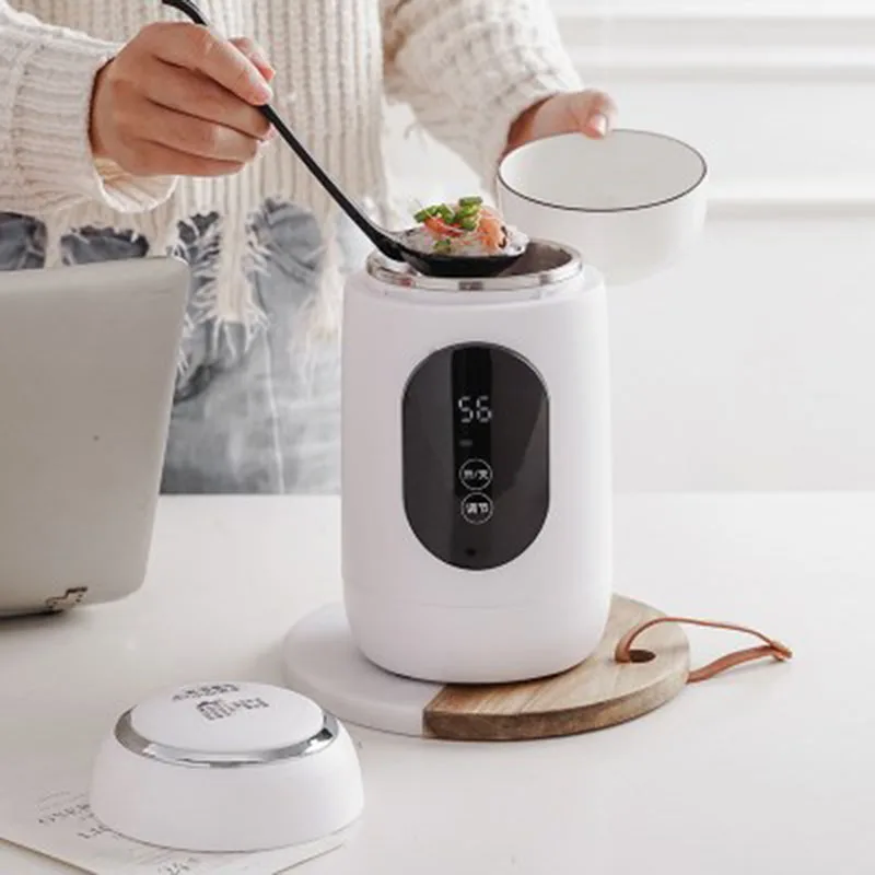 Online 600ML Multifungsi Ketel Listrik Pemanas Susu Memasak Pot Home Perjalanan Portable Ketel Air Panas Cangkir Rebusan Panas Botol