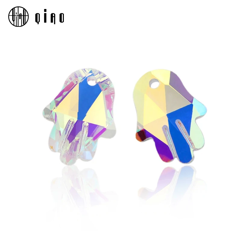 Новинка 2019 хрустальные подвески 14х18 мм в форме руки стеклянные бусины из