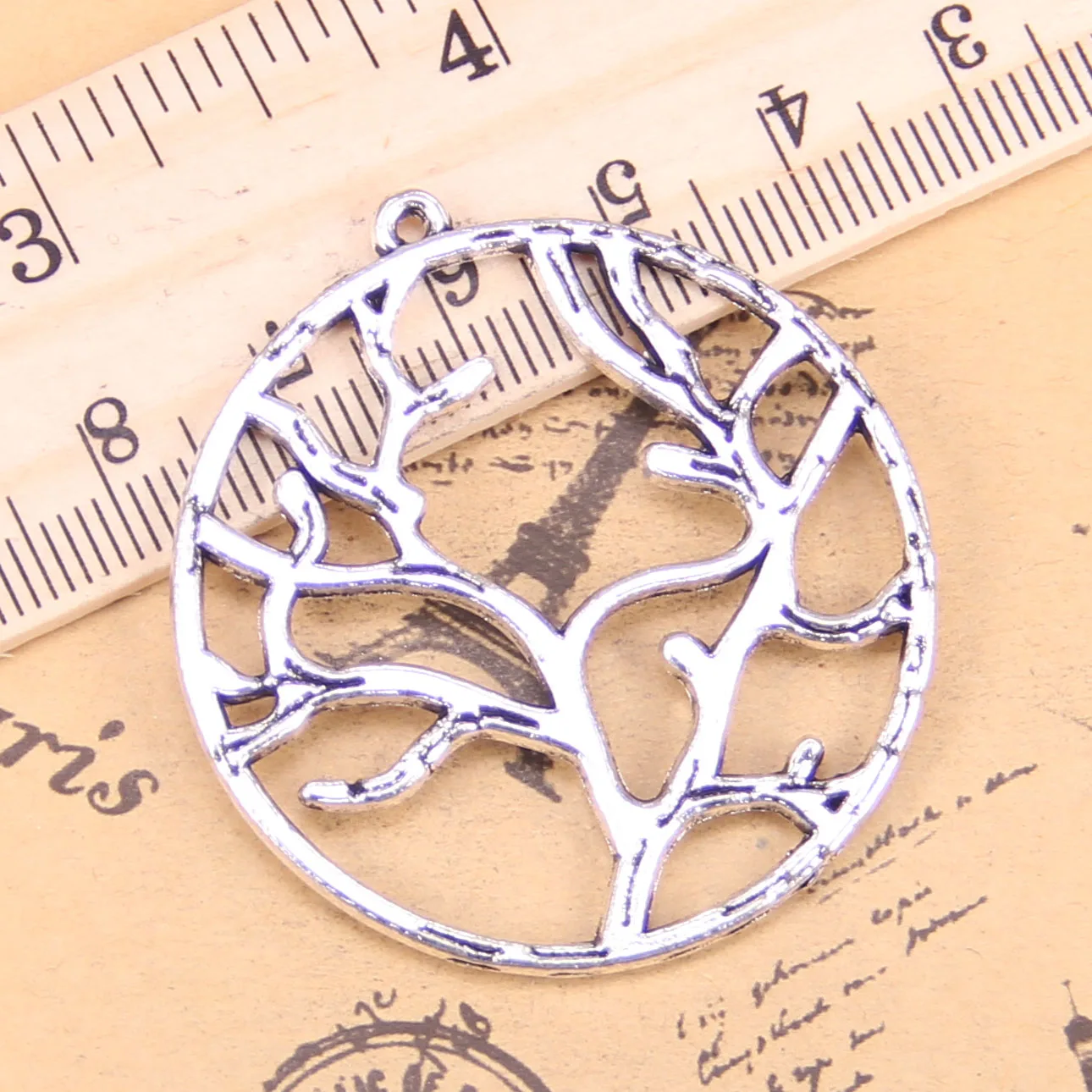 

25pcs Charms tree branch 40mm Antique Pendants,Vintage Tibetan Silver Jewelry,DIY for bracelet necklace