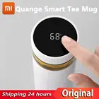 Умная чайная чашка Youpin Quange, портативный термос с дисплеем температуры, для дома, путешествий, офиса