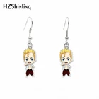 Новинка 2021, Подвесные серьги с имитацией Токийского призрака, акриловые серьги с крючком, серьги эпоксидные украшения