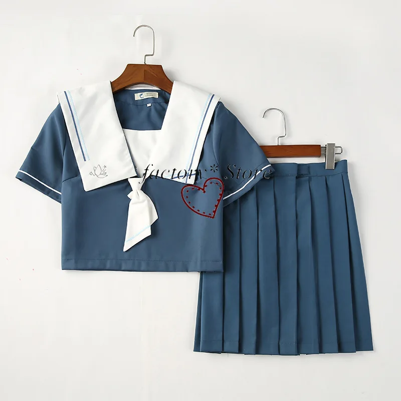 

Uniform Japanese Hipster Soft Sister Sailor Suit College Style School Uniform Suit Graduation Performance Wear