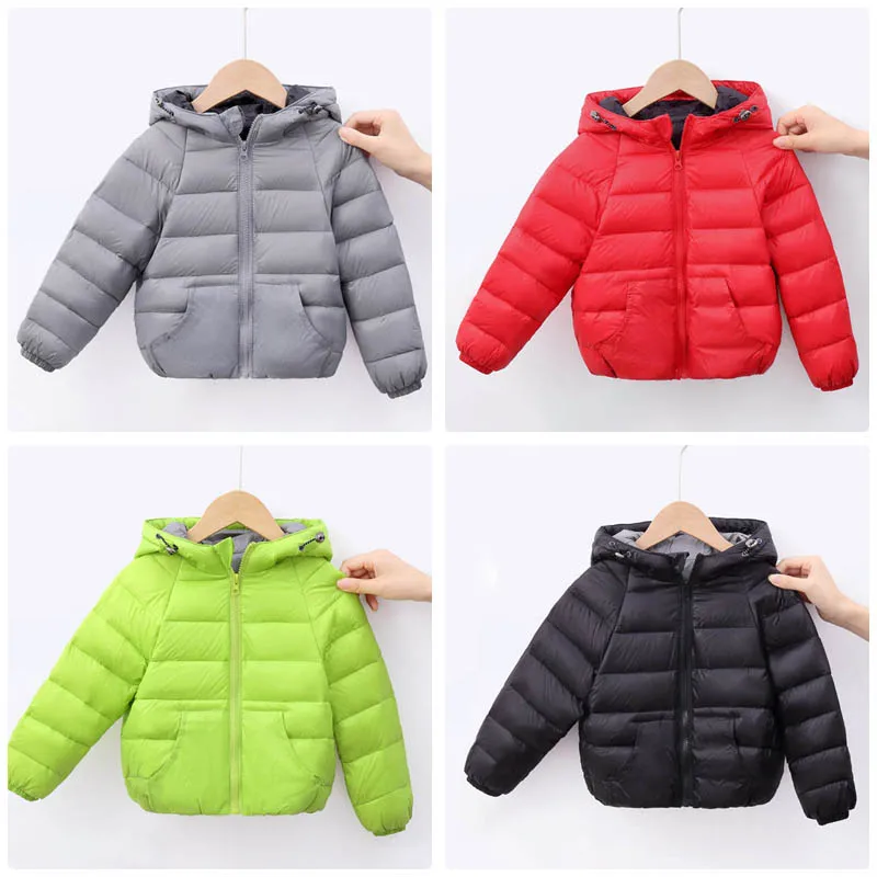 Детский пуховик с капюшоном на возраст 2-7 лет | Мать и ребенок