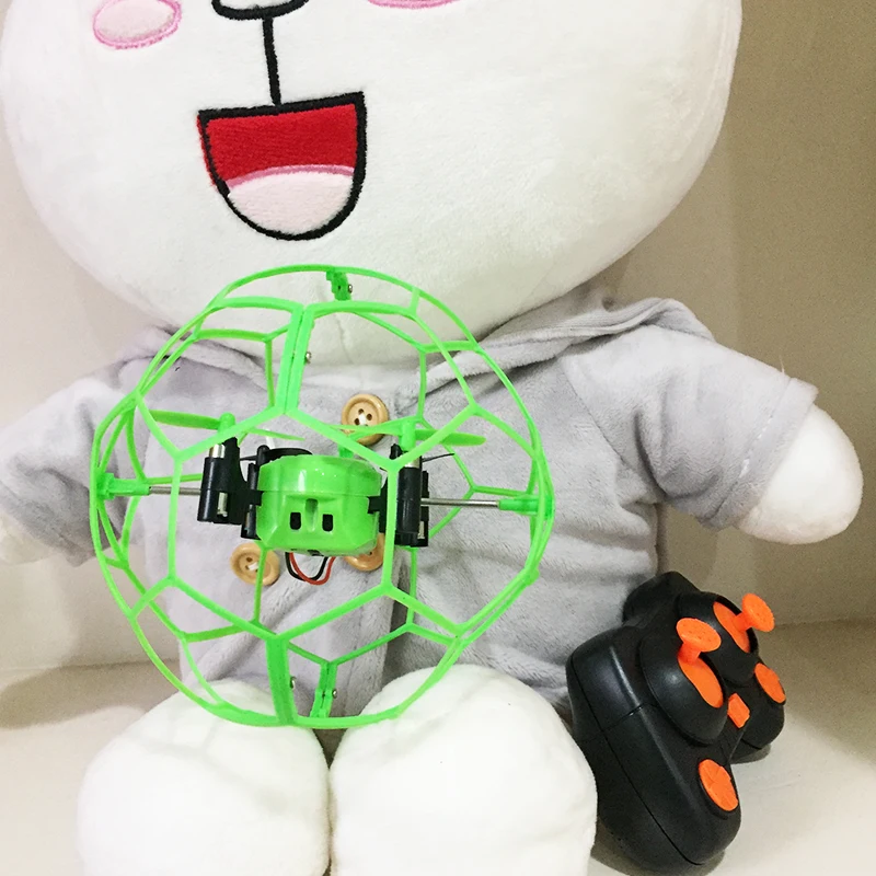 

Mini Drone 2.4GHz Rc Quadcopter Headless Mode Toys Spheroidal RC Drones Protective Shell 3D Flip RC Ball Copter Protective Cover