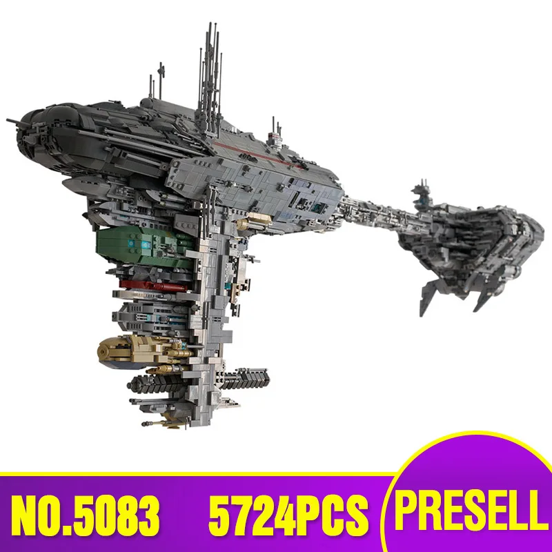 Конструктор MOC 5083 UCS Nebulon B медицинский совместимый с звёздными войнами|Блочные