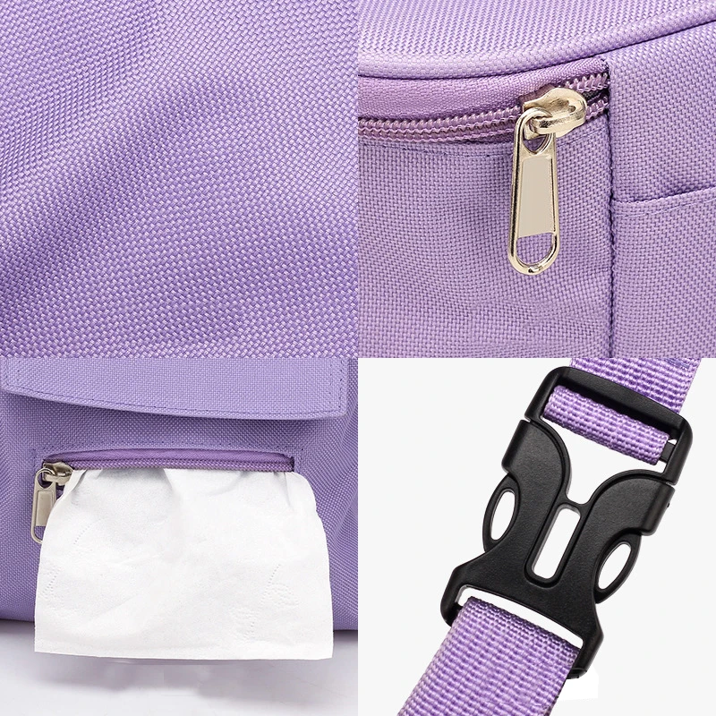 Bolsa de mam&aacute; impermeable para cochecito de beb&eacute;, organizador de almacenamiento de pa&ntilde;ales pr&aacute;ctico, bolsas para lactantes colgantes-2