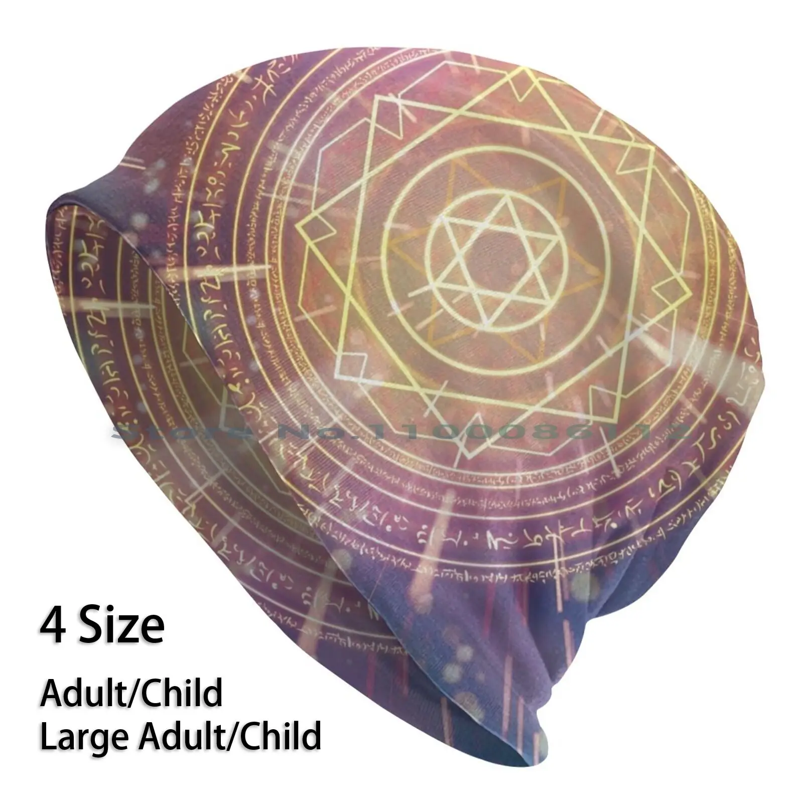 

Strange Magic Mandala 1 Beanies Knit Hat Jumpercat Magic Mandala Strange Whitcher Wizard Hero Galaxy Yoga Energy Zen Universe