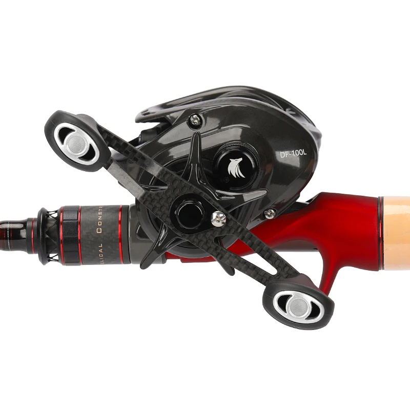 

TSURINOYA NEW Baitcasting Reel DARK WOLF 100 Anti-corrosion Saltwater High Speed 6.4:1 Ultralight Carbon Baitcast Fishing Reel