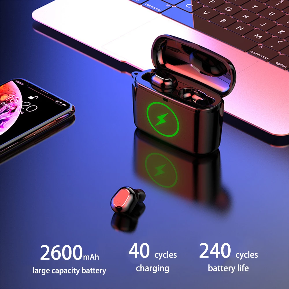 M8W Портативный цифровой дисплей TWS HD вызов наушник Bluetooth 5 0 беспроводные