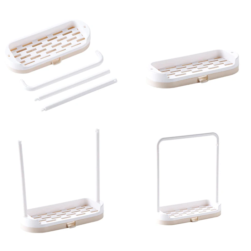 Подставки для хранения Вешалки кухни стойка тряпки без отверстий Столешница
