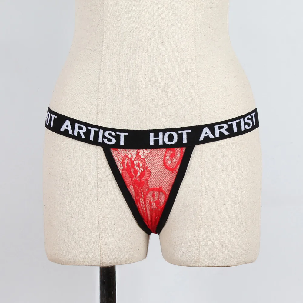 Большие размеры женский сексуальный полый крест кружевное белье стринги