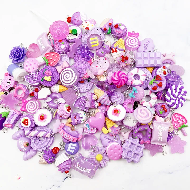 20 шт. Конфета из смолы серьги Подвески для изготовления ювелирных изделий