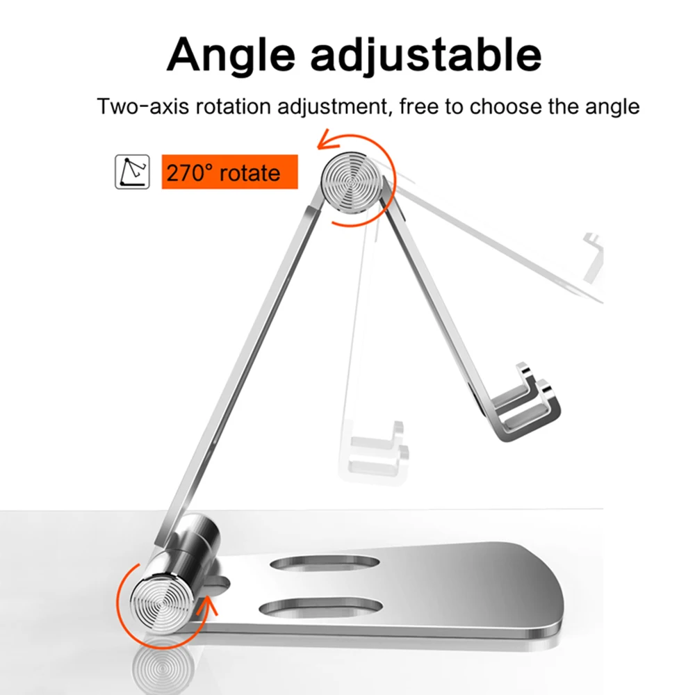 Universal Phone Stand e-Reader Tablet Holder Aluminum Alloy Desktop Mobile Bracket For iPhone iPad Samsung Huawei Xiaomi | Компьютеры и