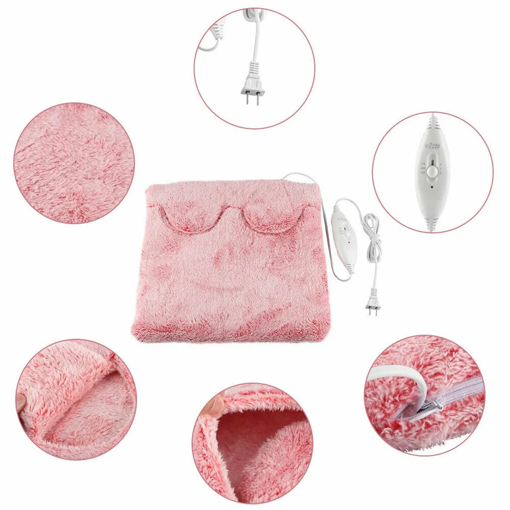 best selling 2019 products New Electric Heated Warm Cosy Foot &amp Hand Warmer Heating Slippers Sofa Pillow support dropshipping | Дом и сад