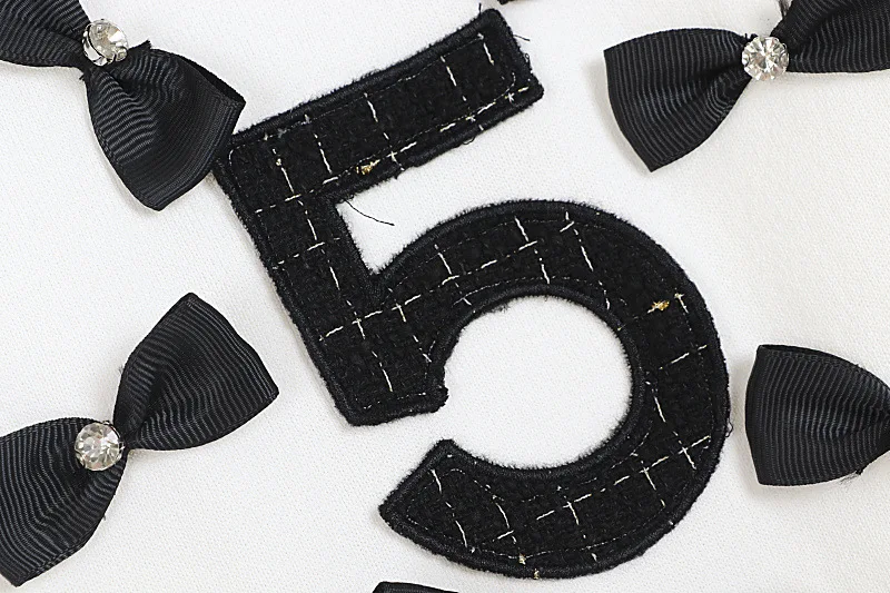 

Luxury Brand Designer Knitted Pullovers for Women O Neck Letters Eembroidery Diamand Bow Knitted Sweater