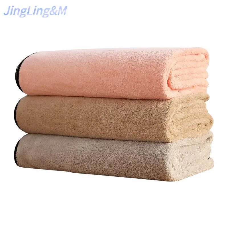 Банное полотенце из кораллового флиса мягкое влагопоглощающее быстросохнущее