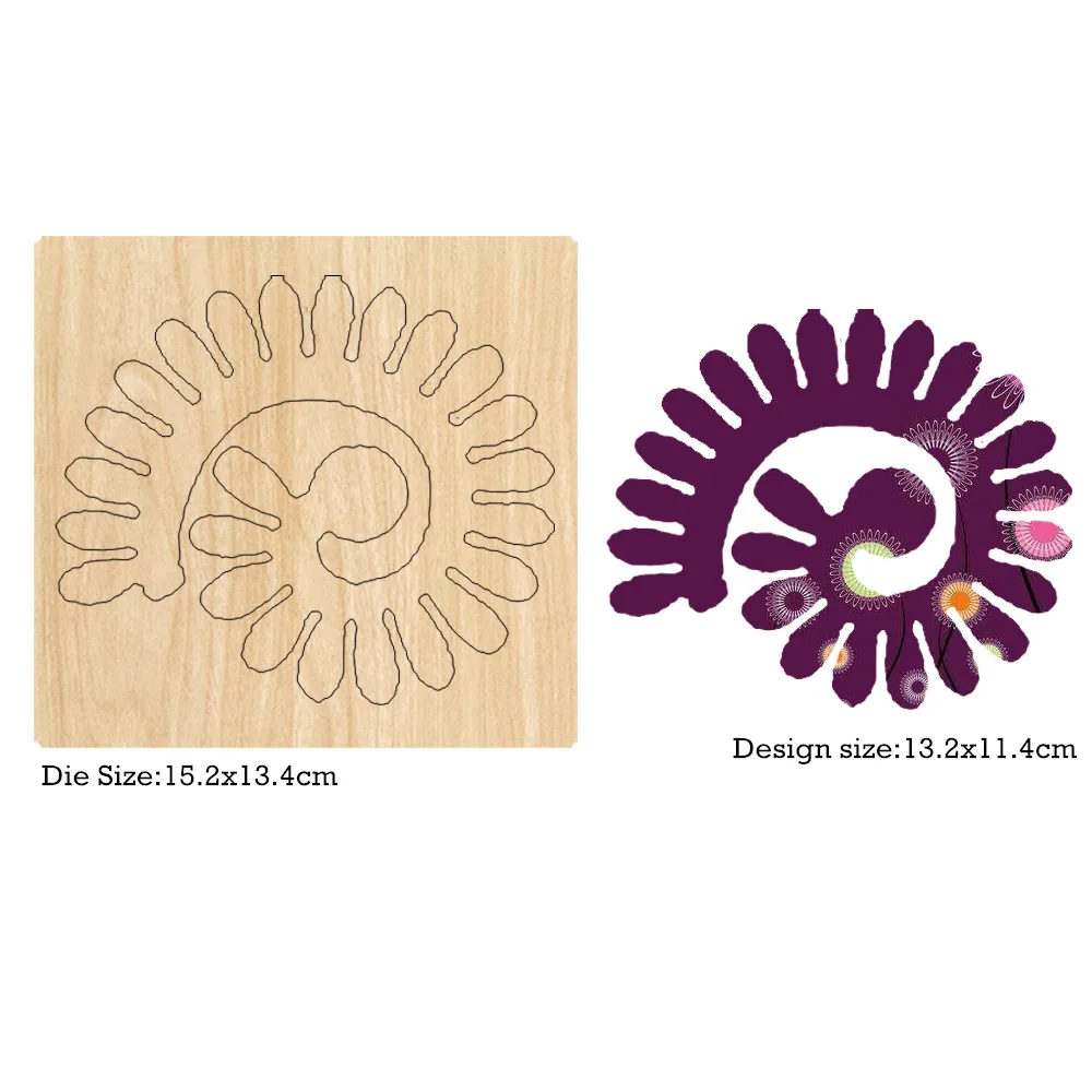 3D цветок ремесло штампы резки вырезает стальное правило Деревянный Резак