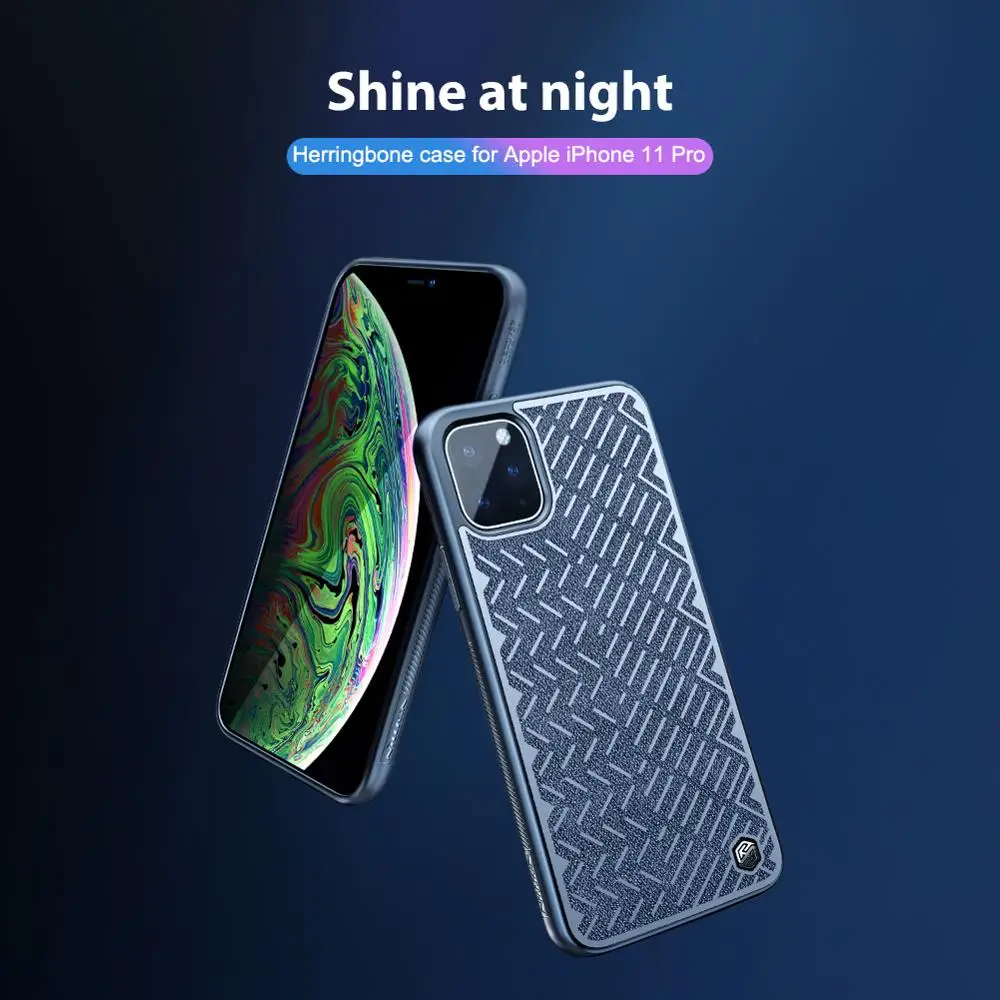 Nillkin для iPhone 11 Pro Max чехол 3D текстурированный нескользящий военный Камуфляжный отражающий чехол для телефона для iPhone 11 Pro