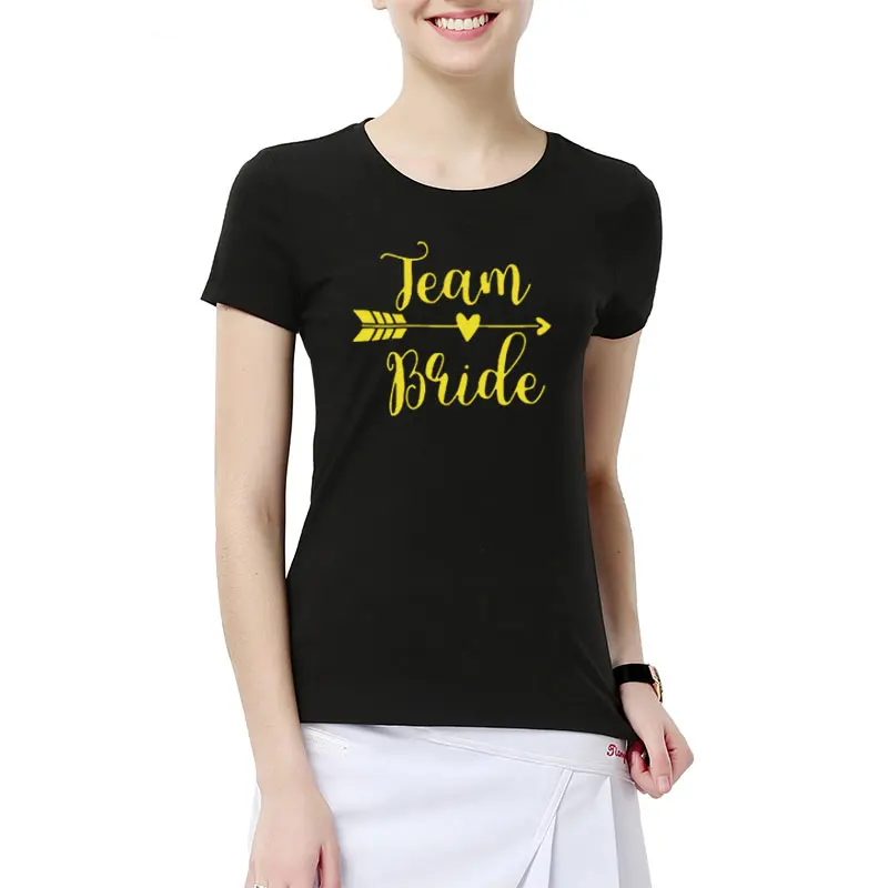 Футболка женская хлопковая для свадебной вечеринки смешной Топ в стиле