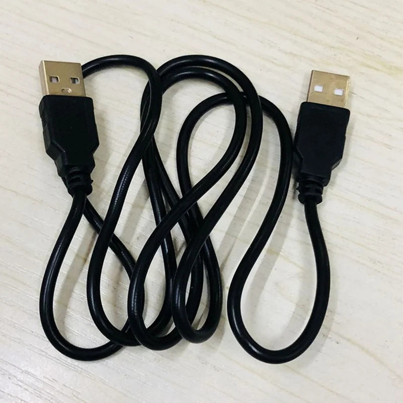 

High Quality Double USB computer extension cable 0.5M 1M USB 2.0 Type A Male to A Male Cable Hi-Speed 480 Mbps Black