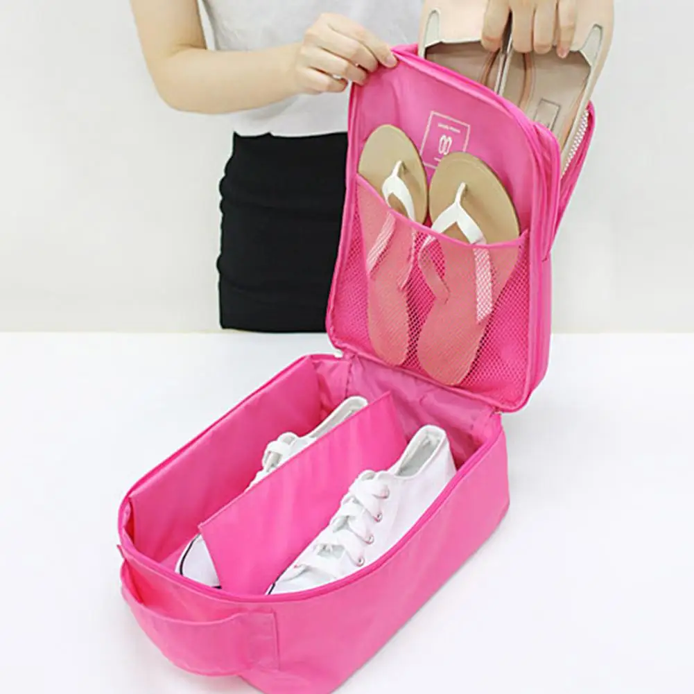 4 Colors Portable Travel Waterproof Zipper Shoes Sorting Storage Pouch Organizer Bag bolsas de mujer Christmas gifts рюкзаки | Багаж и