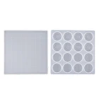 DIY кристальная эпоксидная смола, форма шахматные шашки шахматные части эпоксидные зеркальные силиконовые формы для смолы