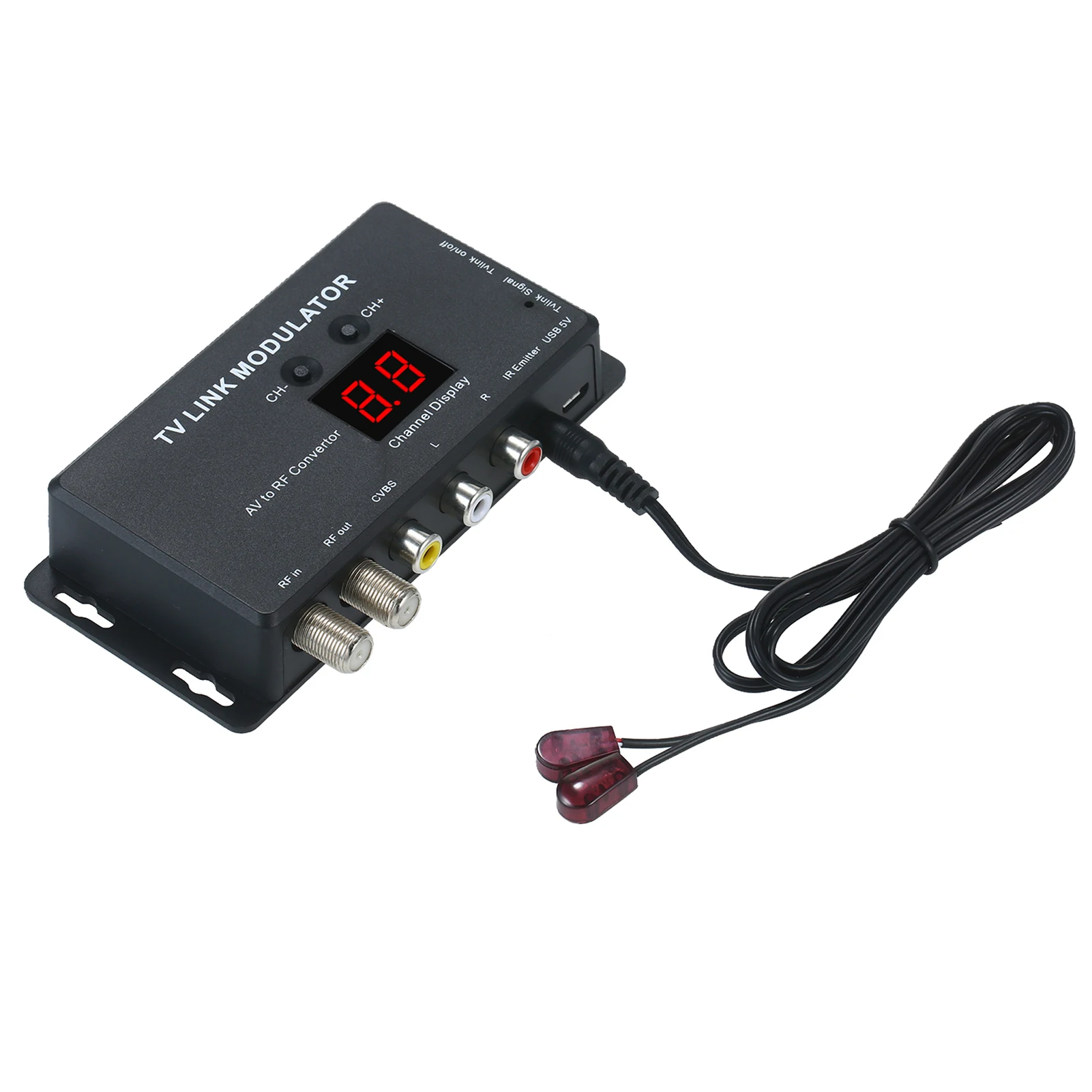 

TVLINK Modulator AV to RF Convertor & IR Extender RF Modulator