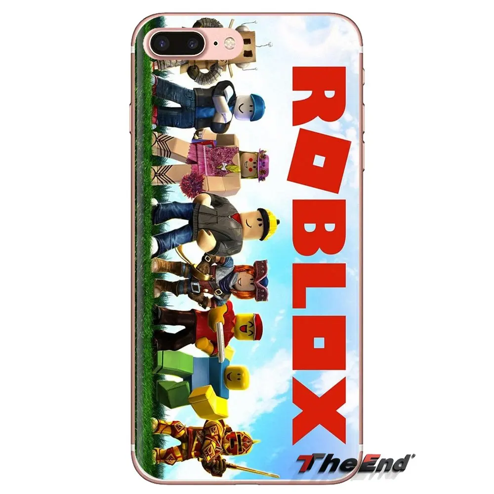 Мягкие прозрачные чехлы с логотипом Roblox для Samsung Galaxy J1 J2 J3 J4 J5 J6 J7 J8 Plus 2018 Prime 2015 2016