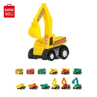 miniso construction vehicle blind box 12 designs assorted toys for children kids birthday friend gifts girls boys blocks bricks