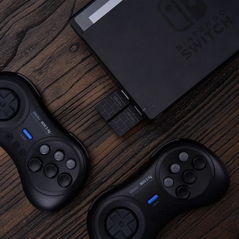 

2.4G Wireless Controller Mini Portable Rechargeable Gamepad Console Joystick Accessory For SEGA Mega New