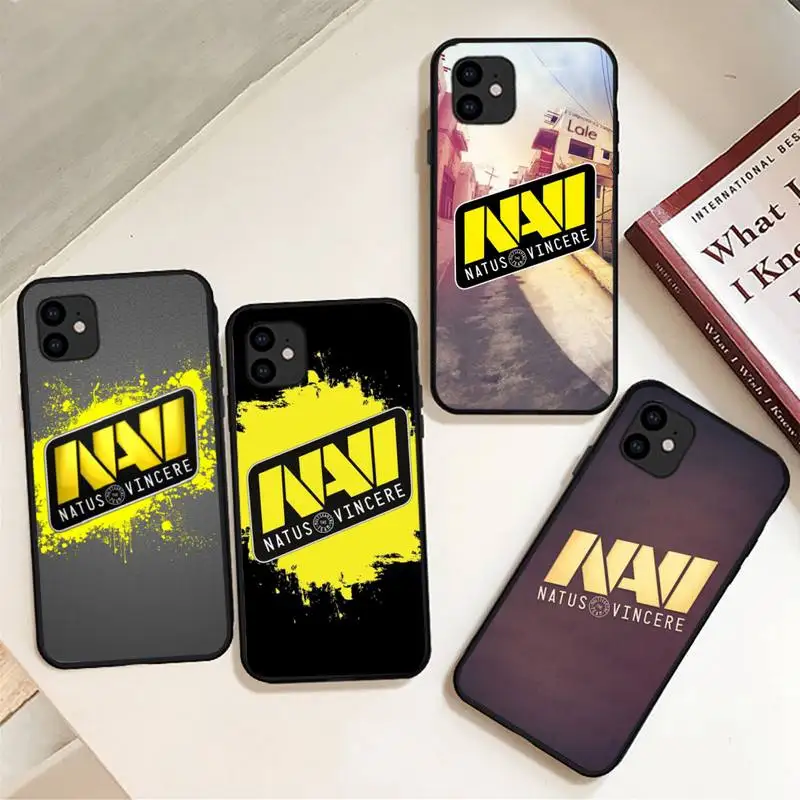 

natus vincere navi Phone Case For IPhone 11 12 13 Mini Pro XS Max 6 7 8 Plus 6S X XR Black Cover Shell