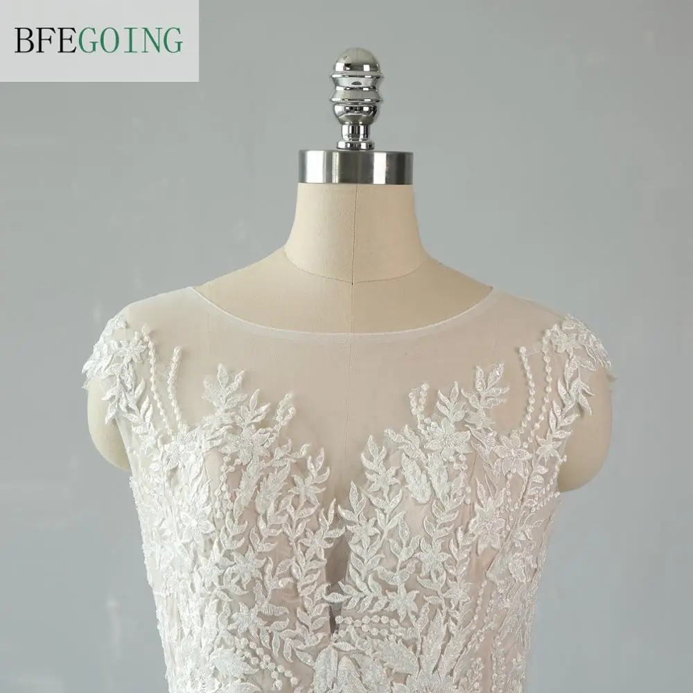 Кружевное свадебное платье цвета слоновой кости без бретелек ТРАПЕЦИЕВИДНОЕ до