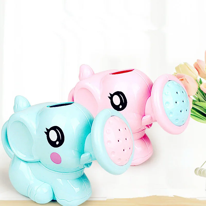 Kids Shower Bath Toys Cute Elephant Watering Pot Baby Faucet Bathing Water Spraying Tool Wheel Type Dabbling For | Игрушки и хобби