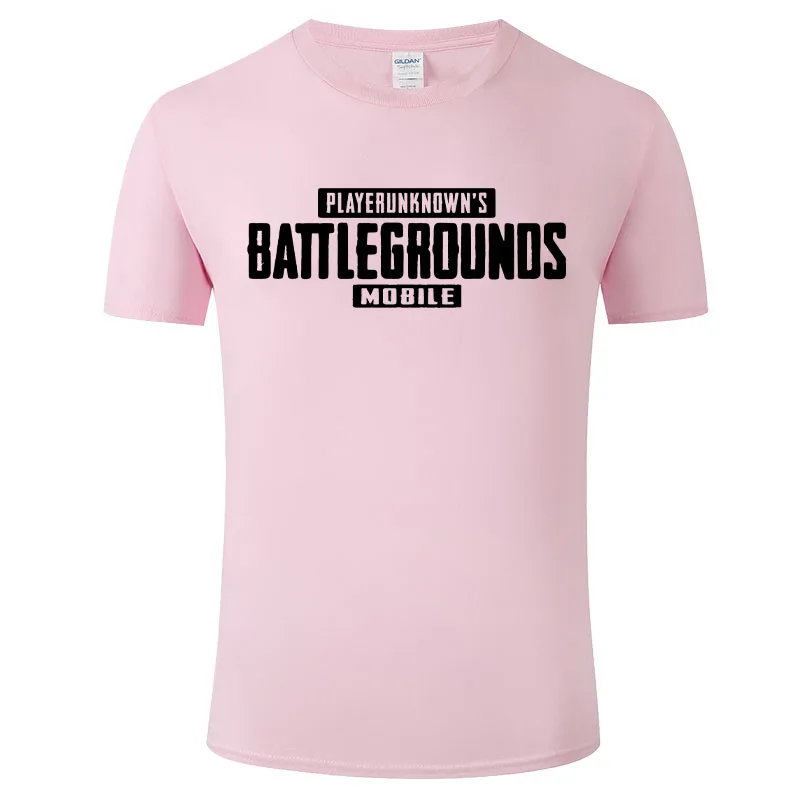 Новая летняя Модная хлопковая Футболка с принтом для игры Pubg коротким рукавом