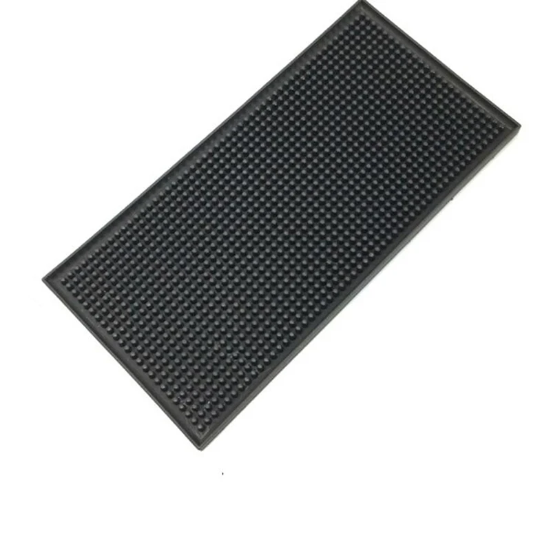 PVC placemat Coaster Bar Mat Impermeable Pad Non-slip Rubber Rectangular Thick Goblet Stock | Дом и сад