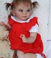 19inch reborn doll kit baylor with coa and cloth body soft viny fresh color unfinished doll parts with coa