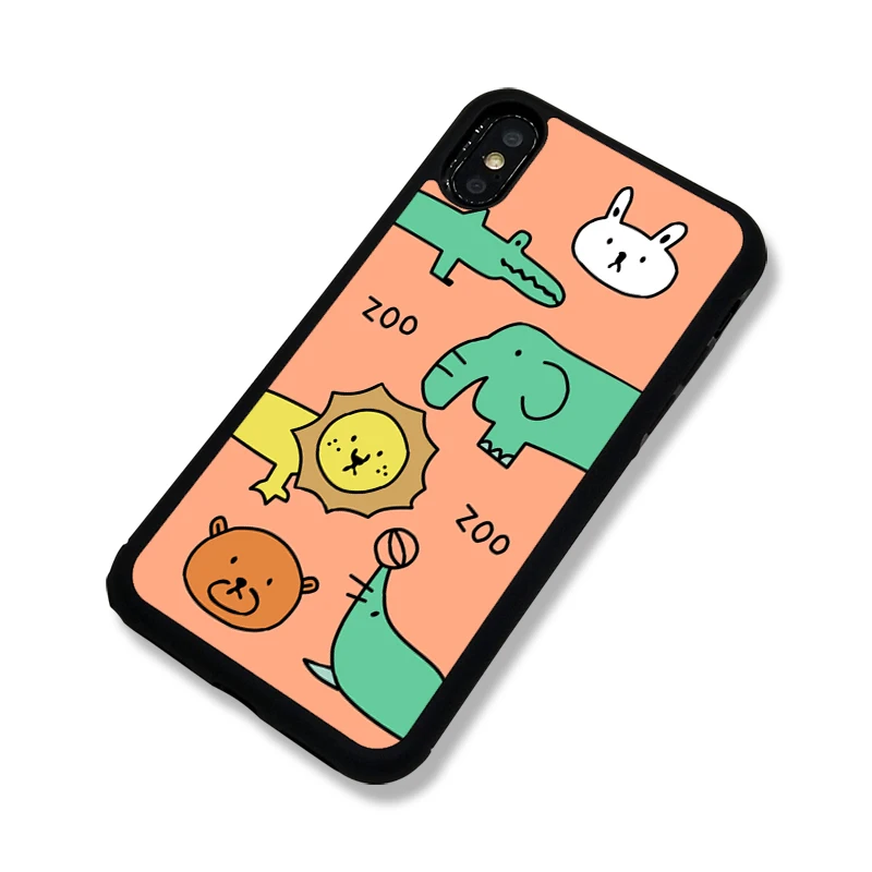 Милый чехол для телефона с изображением животных из мультфильма bigflower кролика