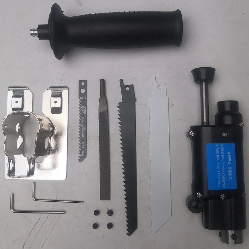 Hot Reciprocating Saw Attachment Change Electric Drill Into Jig Metal File for Wood Cutting Tool | Инструменты
