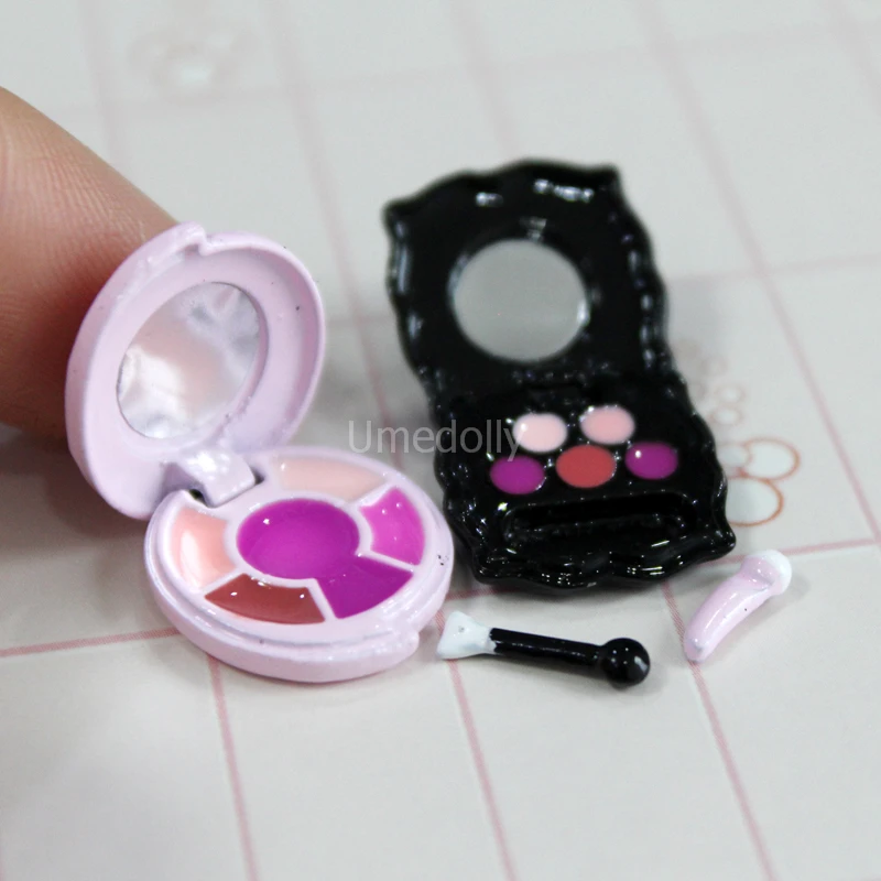 2PCS/SET 1/6 Scale Cute Miniature Dollhouse Blush + Lip Gloss Cosmetic for Barbies Blyth Doll Dressing Accessories Toy | Игрушки и хобби
