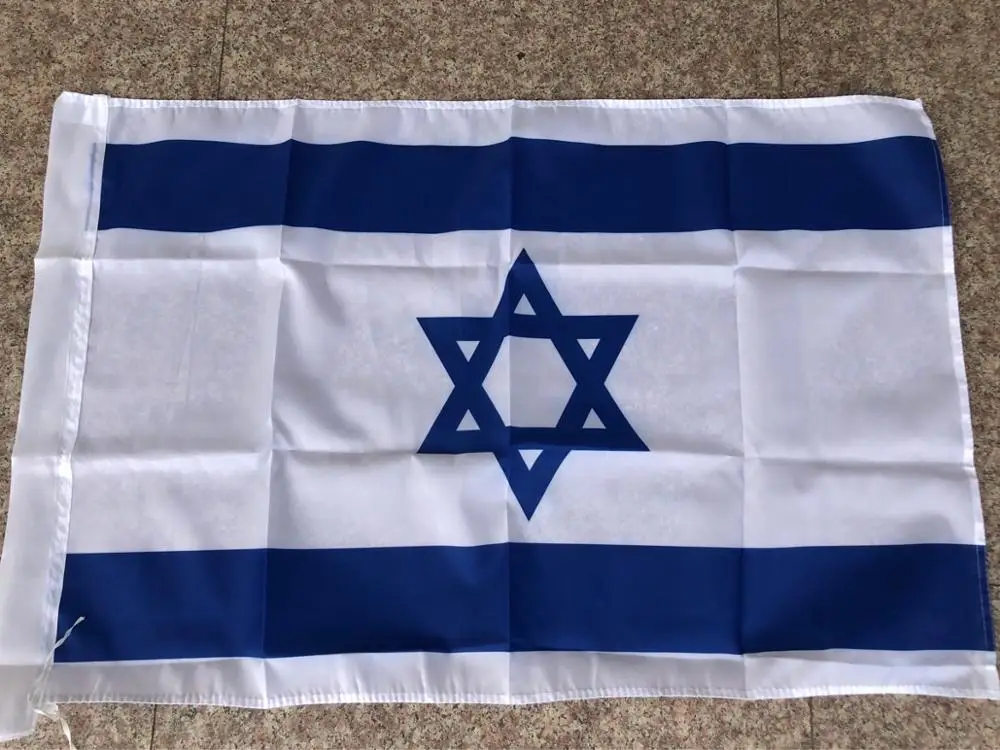 Frete grátis! Aerlxemrbrae bandeira de israel 3*5 pés. Bandeiras grandes do poliéster flag.90 * 150cm banners Bandeira isreal | Дом и сад