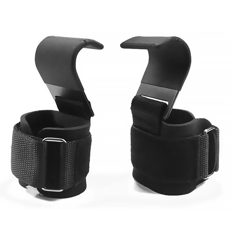 

Weight Lifting Grip Hook Lifting-Hook Hand-Bar Fitness Wrist Strap Heavy Duty Pull-Up Power Lifting Grip Weight Lifting Hook