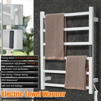 bathroom towel warmer electric towel rack 45%c2%b070 stainless steel temperature time control smart home heated towel rail 80w ipx5