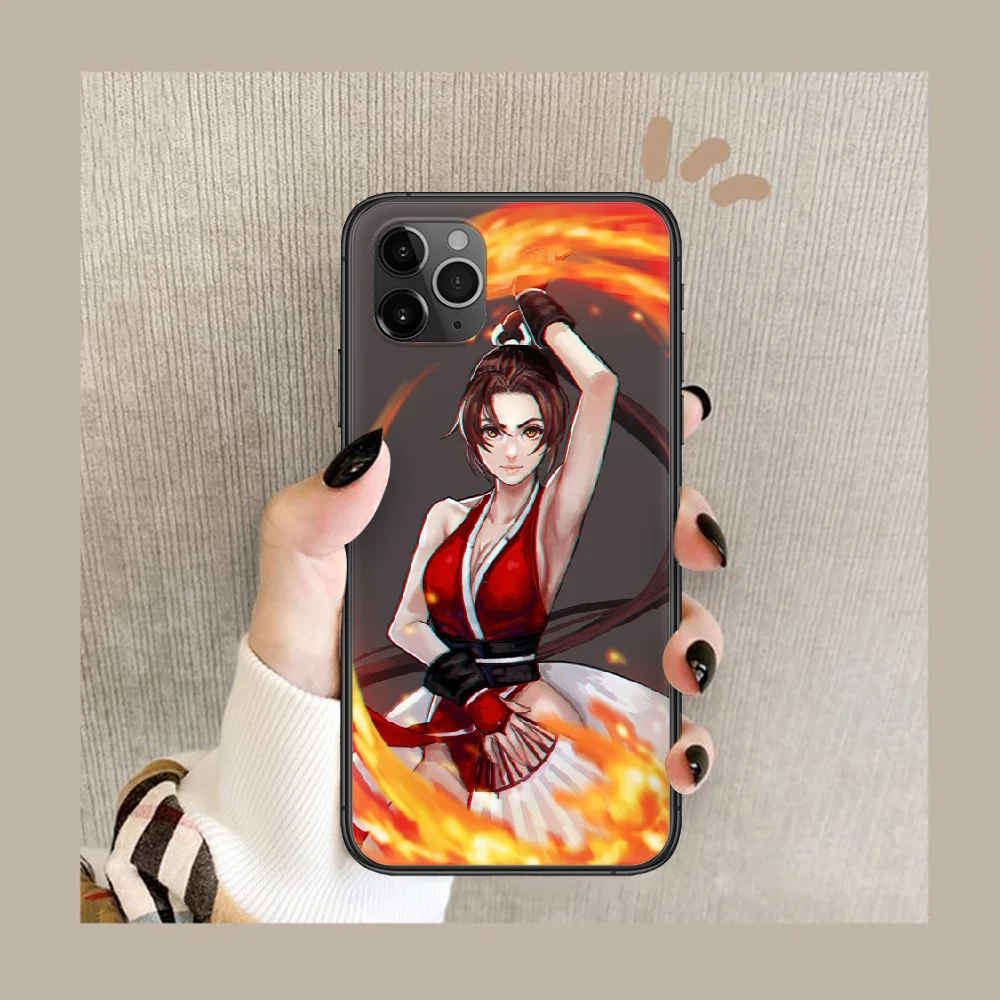 

THE KING OF FIGHTERS Phone Case Cover Hull For iphone 5 5s se 2 6 6s 7 8 12 mini plus X XS XR 11 PRO MAX black Etui Luxury Shell