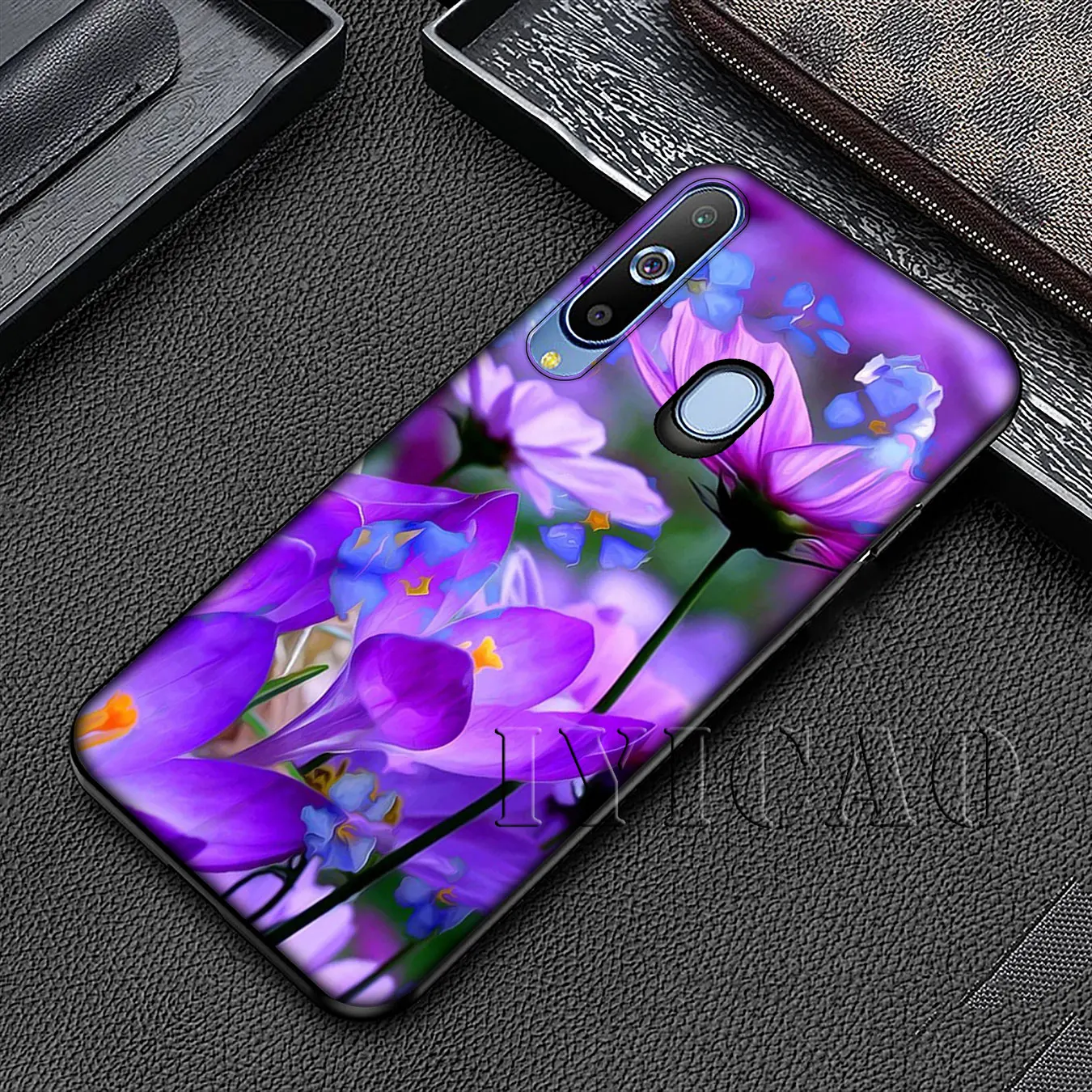 Мягкий силиконовый чехол IYICAO infinity on purpl для Samsung Galaxy A70 A60 A50 A40 A30 A20 A10 M10 M20 M30 M40 A20E |