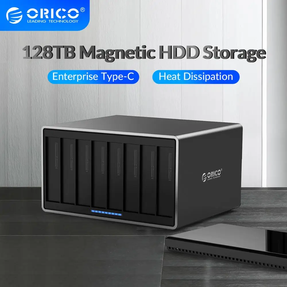 ORICO NS серии 3 5 'Ǝ Bay Type C HDD корпус SATA к USB 1 док станция Поддержка 128 ТБ Гбит/с UASP