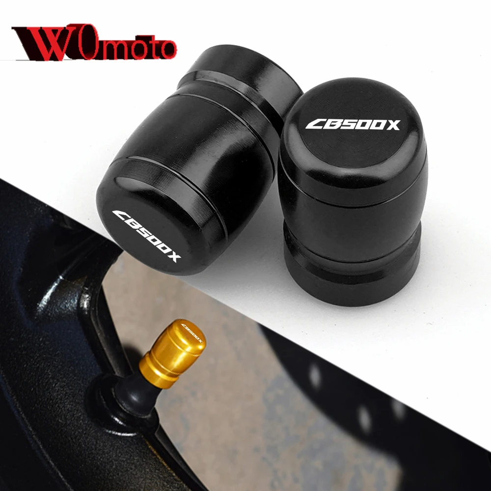 

С логотипом CB500X для Honda CB500 X CB 500X2013-2021, всесезонные шины для мотоциклов, колпачки стержней клапанов с ЧПУ, цвет красный